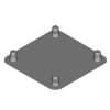 Фермы для сцены DURA TRUSS DT 34 BPM Base plate with male half connector